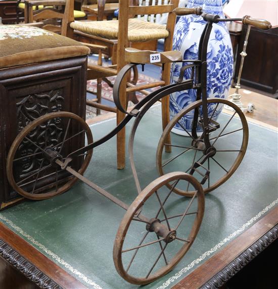 A 19th century tricycle